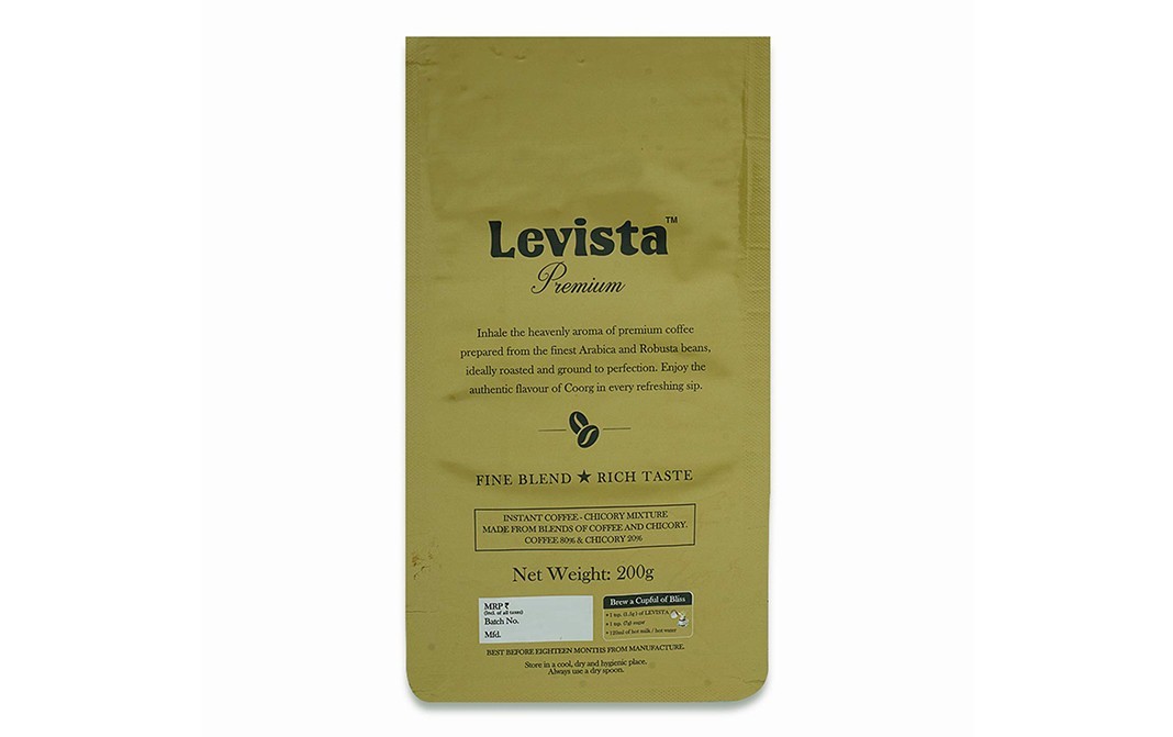 Levista Premium Instant Coffee    Box  200 grams
